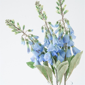 Flores Artificiales de Seda al por Mayor, Resistentes al Agua, Decorativas para el Hogar, Tipo <span class=keywords><strong>Foxglove</strong></span> Blanco, para Bodas, Regreso a Clases y Año Nuevo Chino - Product Image 3