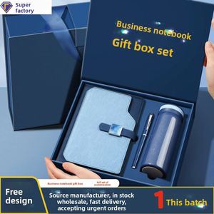 Cuaderno de Oficina A5 con Logotipo Personalizado, Bloc de Notas Grueso, Set de Tazas Aisladas, Set de Regalo Personalizado, Papel Dowling y PU - Product Image 5