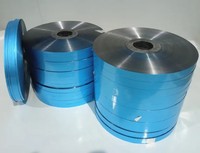 Film Mylar bleu souple résistant aux hautes températures, film barrière en PET polyester pour le blindage des câbles, conduit d'air flexible HAVC
