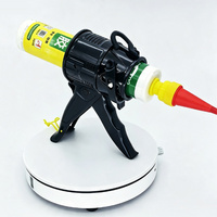 Pistolet à mastic compact et portable, pistolet à joint de calfeutrage à compression, distributeur d'adhésif structurel