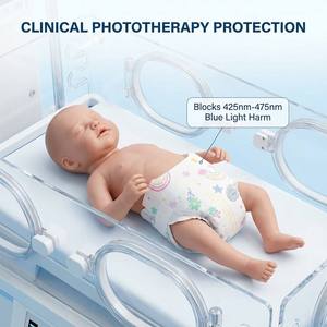 Pañales para Bebés Prematuros con Protección UV y Fototerapia, Máxima Exposición de la Piel, Alta Transmisión de Luz, Pañales Desechables para Bebés - Product Image 3