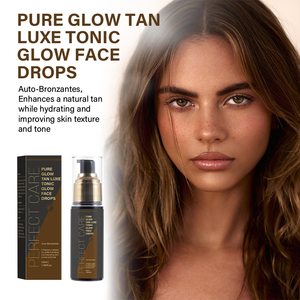 Sérum <span class=keywords><strong>autobronzant</strong></span> pour le corps, gouttes, mousse minérale végétalienne améliore le bronzage sans exposition au soleil pour le visage et le corps - Product Image 2