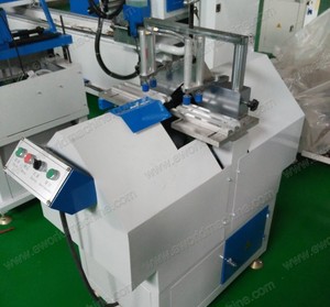 เครื่องตัดโปรไฟล์หน้าต่าง PVC EWORLD พร้อมอุปกรณ์ตัดกระจกสำหรับทำประตูหน้าต่างอเนกประสงค์ มอเตอร์ 380V 1.1kw น้ำหนัก 400 กก. - Product Image 6