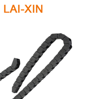 Laixin Nylon 18mm X 25mm Brücken-Kabelschutzkette Offener und Halbgeschlossener Typ für Tankketten