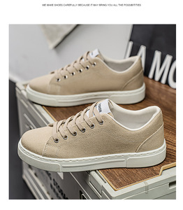 2026 Spring New All-<b>Match</b> Men's Round Toe Closure <b>Board</b> Shoes Trendy Student Canvas Low-Top Sports Casual Canvas trendy Shoes - Product Image 6