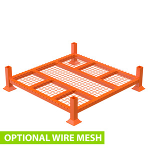 מדפי פלדה כבדים OEM CASE CARTER ניתנים לערום 4 קומות, צבועים באבקה, מוטות מדפים אנכיים לוגיסטיים, צבע בהתאמה אישית 1200x800 - Product Image 5