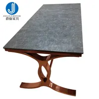 アイリーングレーテーブル八角形ダイニングテーブルセラミックタイルトップダイニングテーブル