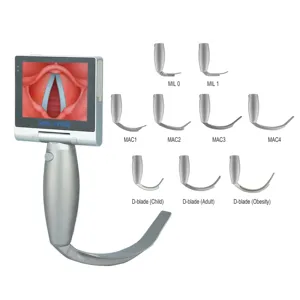 Draagbare Herbruikbare Blade Médical Laringoscopio Video Laryngoscoop Set Voor Anesthesie Intuberende Middel Endoscoop Fabriek Prijs - Product Image 1