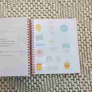 Agenda Diaria de Lujo con Cubierta Dorada, Impresión UV Personalizada 2026 2027, Tapa Dura Espiral, Cuaderno, Diario, Planificador con Adhesivos - Product Image 5