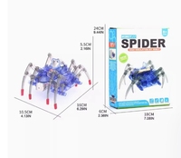 Jouet éducatif d'assemblage de robot araignée électronique DIY pour enfants