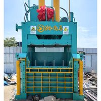 Presse à balles hydraulique verticale de 200 tonnes compacteur de presse pour le recyclage des poubelles ferraille vêtements usagés PET aluminium