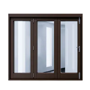 Hot Selling Aluminum Folding Window Commercial Buildings Extremely Narrow Soundproofing With Ce Certificate
