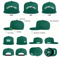 Casquette de baseball légère noire respirante perforée au laser, anti-humidité, à visière incurvée pour la gym