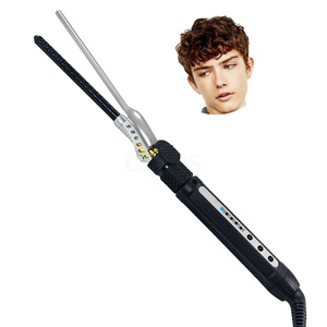 Chuyên nghiệp tiệm hớt tóc người đàn ông tóc Curler gốm ion uốn sắt tóc Waver tóc con lăn Curler nhiệt 360 độ xoay - Product Image 1