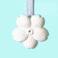 Diffuseur de parfum en céramique artisanale en forme de fleur, désodorisant pour armoire et voiture, diffuseur d'huiles essentielles en porcelaine, vente en gros