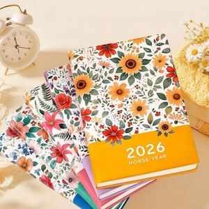 2026 Custom Logo Flower High Appearance Level Check-In Notes Weekly & Annual Planner <b>Calendar</b> - Product Image 4