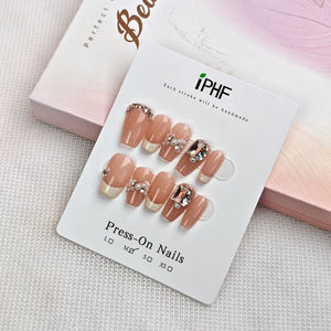 Uñas Postizas Reutilizables de Calidad Profesional, 10 Piezas - Uñas Postizas de Cobertura Completa, Larga Duración, Más de 4 Semanas - Product Image 1