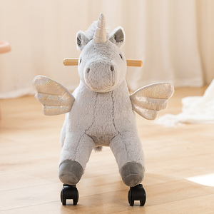Venta Directa de Fábrica de Nuevo Caballo de Peluche Deslizante, Unicornio, Caballo Balancín de Dinosaurio - Product Image 4