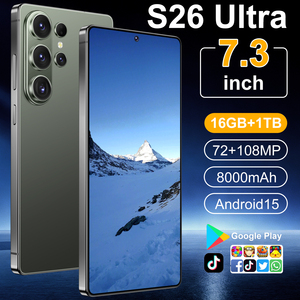 สมาร์ทโฟนรุ่นใหม่ New Cross-Border S26 Ultra 5G หน่วยความจำขนาดใหญ่ 16GB+1TB หน้าจอขนาดใหญ่ 7.3 นิ้ว ระดับไฮเอนด์ แหล่งจ่ายสินค้าจากโรงงานทั่วโลก - Product Image 2