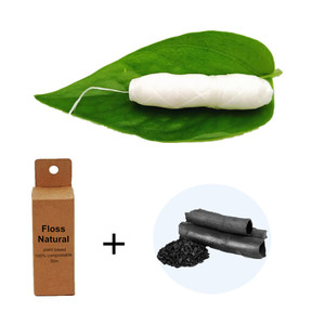 <span class=keywords><strong>Fil</strong></span> <span class=keywords><strong>dentaire</strong></span> en soie de maïs organique, g, naturelle, biodégradables, avec cire aromatique à la menthe - Product Image 1