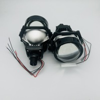 Ampoules de phares LED DILUSY pour voiture, 130W, double faisceau, lentille de projecteur, faisceau ultra-lumineux et focalisé, coupe de faisceau tangentiel, ajustement universel