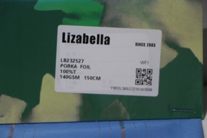 Shaoxing Lizabella fabbrica all'ingrosso 100% Terylene tessuto Por <span class=keywords><strong>ka</strong></span> stagnola <span class=keywords><strong>tessuti</strong></span> per abbigliamento - Product Image 2