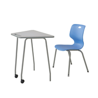 Ensemble table et chaises scolaires modernes et durables en métal - Table de formation de qualité hospitalière