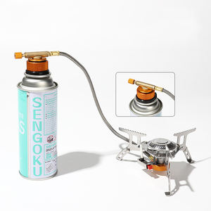 Adaptateur pour poêle de Camping en plein air, connecteur de réservoir de Propane, Auto-arrêt, cartouche de <span class=keywords><strong>gaz</strong></span>, style fendu, brûleur de <span class=keywords><strong>gaz</strong></span> Butane, conversion de bouteille de <span class=keywords><strong>gaz</strong></span> - Product Image 6