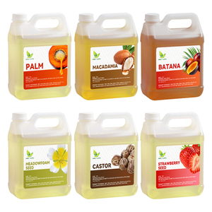 Giá Bán Buôn Hữu Cơ Tinh Khiết <span class=keywords><strong>Palm</strong></span> Macadamia Batana Dầu Thầu Dầu 100% Tự Nhiên Tàu Sân Bay Số Lượng Lớn Bán Buôn Mỹ Phẩm Cấp - Product Image 1