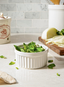 ถ้วยราเมกินเคลือบเซรามิกสีขาว ขนาด 8 ออนซ์ เป็นมิตรกับสิ่งแวดล้อม เหมาะสำหรับใส่ซอส ของหวาน พุดดิ้ง คัสตาร์ด ซูเฟล่ ใช้กับเตาอบได้ - Product Image 5