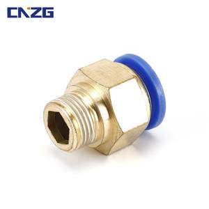 Custom-Made Brass Quick Connect Coupler Copper Pneumatic Quick Connectors-PC8-02/10-02/12-04 Straight <b>Threads</b> - Product Image 1