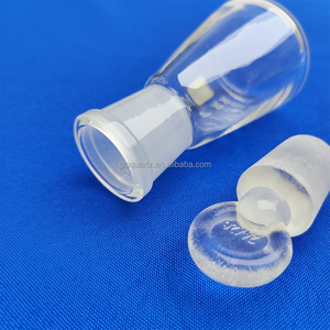 Fabricación de GLS, cristalería de laboratorio, matraz Erlenmeyer, matraz cónico de vidrio de borosilicato con tapón - Product Image 5