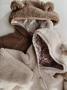 <span class=keywords><strong>Manteau</strong></span> d'hiver décontracté à capuche BKD pour bébés filles et garçons, <span class=keywords><strong>long</strong></span>, ample, en velours granulaire, imperméable, chaud, vêtements d'extérieur - Product Image 5