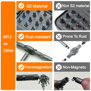 66 in 1 Magnetic <b>Screwdriver</b> <b>Set</b> Ratchet With Storage Case, Portable Compact Repair Tool Kit MYJ Multipurpose <b>Screwdriver</b> Kit MY - Product Image 5