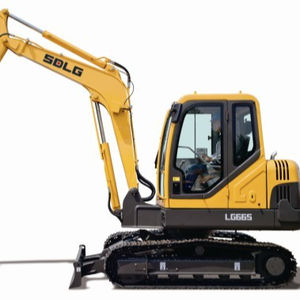 Maquinaria de ingeniería de Garantía de Calidad de Excavadora hidráulica pequeña Shandong Lingong LG665 a la venta - Product Image 1