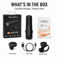 Phares avant LED en gros, lampe de vélo rechargeable haute puissance, éclairage frontal étanche pour bicyclette, phare d’origine fabricant (OEM)