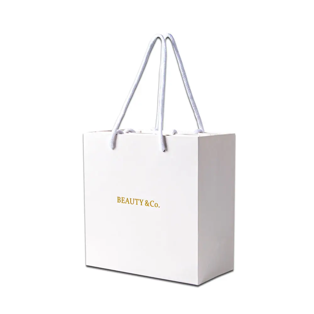 Persönlichkeit individuell bedruckte Luxusmarke Einzelhandel Shopping Verpackung Luxus Craft Paper Taschen mit Logo