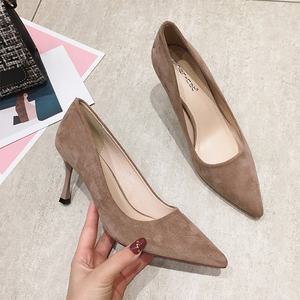 Chaussures de mariage de style français, sexy et élégantes pour femmes, avec nœud décoratif, semelle épaisse et talon aiguille, pour l'été - Product Image 1