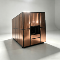 Machine de crémation humaine de style américain certifiée CE avec construction en maçonnerie pour les services funéraires