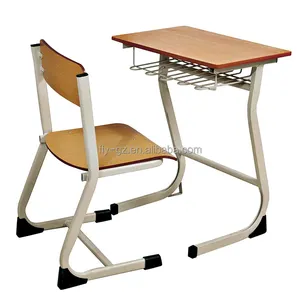 Single Seat School Desk Studenten Schreibtische und Stühle zum Verkauf