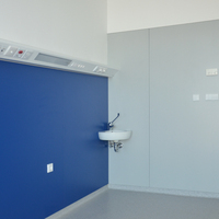Revêtements muraux intérieurs en stratifié compact DEBO - Plusieurs options de surface, classe B ignifuge, 5 ans de garantie, hôtel, hôpital, intérieur