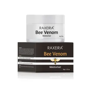 Marque privée personnalisée peau naturelle venin d'abeille crème pour le visage raffermissante anti-rides anti-âge crème blanchissante pour le visage au venin d'abeille