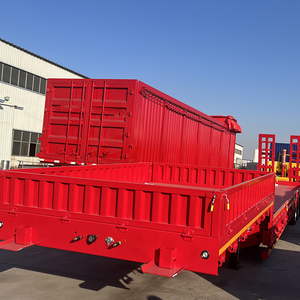 Semirremolque de plataforma baja de 5 ejes equipado con rampa de descarga <span class=keywords><strong>para</strong></span> transporte de equipos mineros CIF <span class=keywords><strong>Durban</strong></span> Zambia - Product Image 2