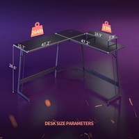 Table de bureau de club de jeu réglable en hauteur de jeu professionnel