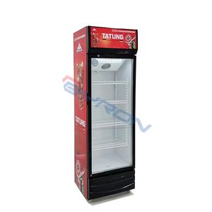 Dispositivo di raffreddamento verticale commerciale per frigorifero porta in vetro a temperatura singola per Display refrigeratore per bevande al dettaglio frigorifero - Product Image 2