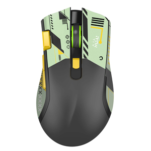 <span class=keywords><strong>Souris</strong></span> de jeu ergonomique Keywin, modèle 7D RGB, best-seller, prend en charge les modes filaire et sans fil, double fréquence 2,4 GHz. - Product Image 4