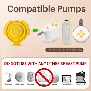 Membranes compatibles avec les pièces de pompe <span class=keywords><strong>Medela</strong></span>, diaphragmes en silicone pour connecteurs Flex PersonalFit, membranes de remplacement - Product Image 3