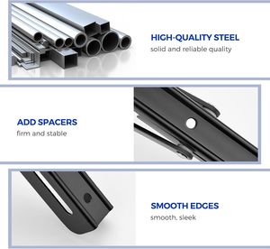 Thép không gỉ sắt treo tường hỗ trợ tam giác mùa Xuân Kim loại gấp Kệ Bracket - Product Image 3