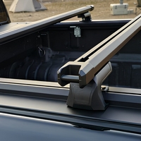 Barres transversales en aluminium robustes TCAL pour benne de pick-up, avec fente en T verrouillable, pour Hilux Ranger D-Max Amarok, longueur 165 cm
