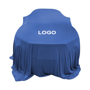 Precio de fábrica, tamaño personalizado, tela lisa transpirable, cubierta elástica de seda <span class=keywords><strong>para</strong></span> exposición de coches, cubierta <span class=keywords><strong>para</strong></span> coche - Product Image 2